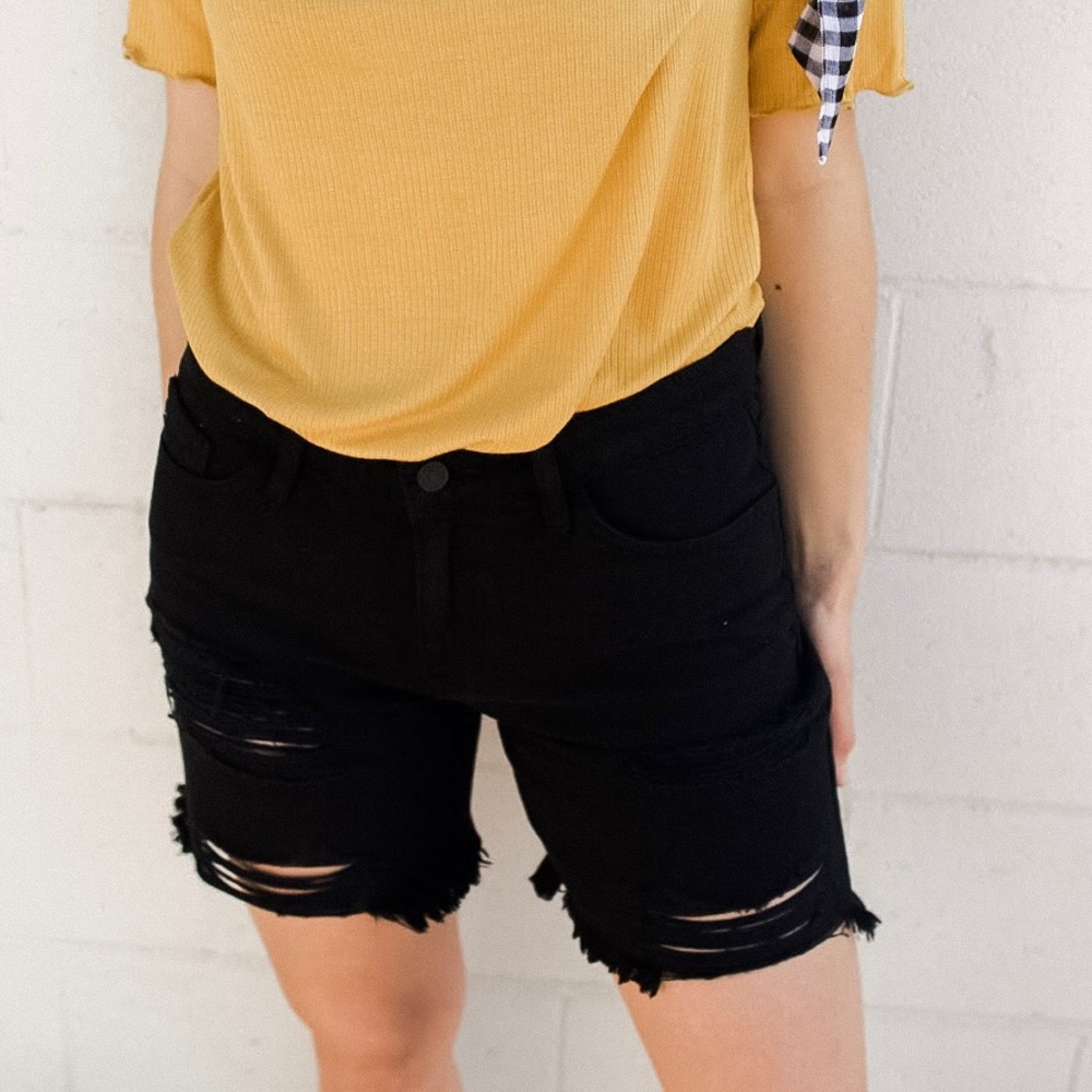 KanCan Boyfriend Shorts